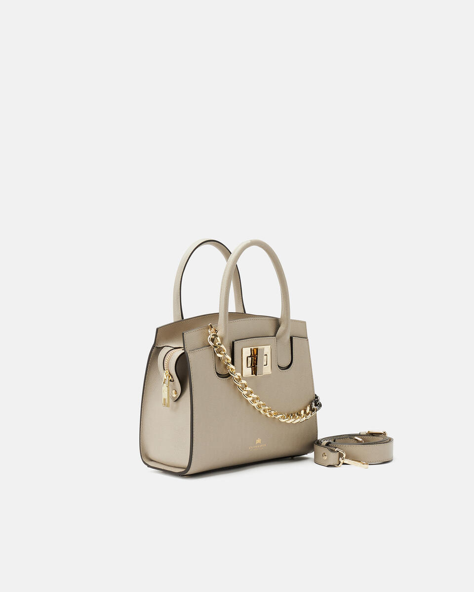 Small tote bag Taupe  - Tote Bag - Women's Bags - Bags - Cuoieria Fiorentina
