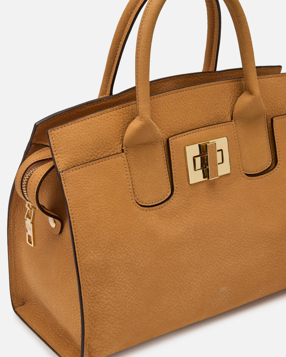 TOTE BAG Curry  - Cuoieria Fiorentina
