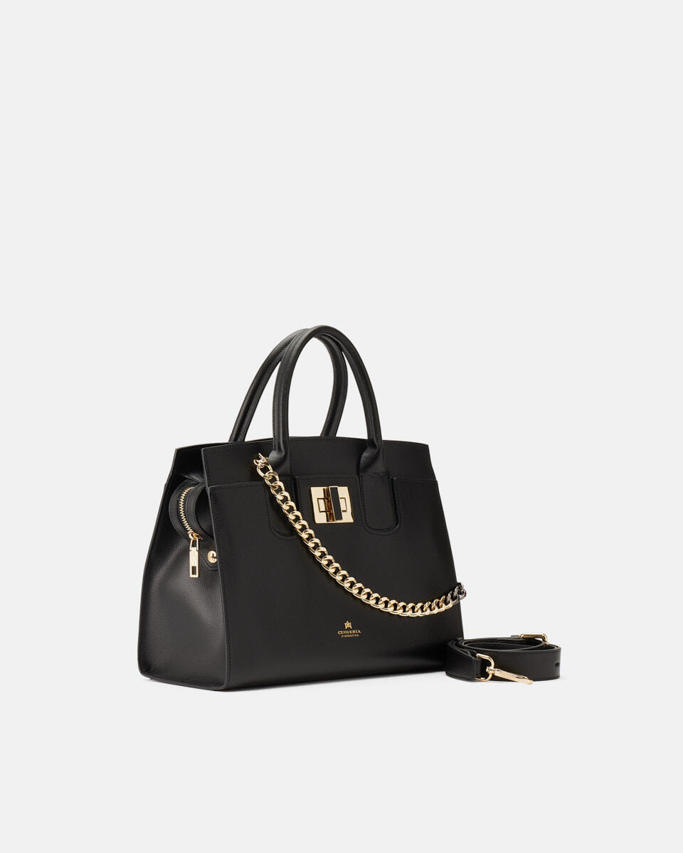 Tote bag Black  - Tote Bag - Women's Bags - Bags - Cuoieria Fiorentina