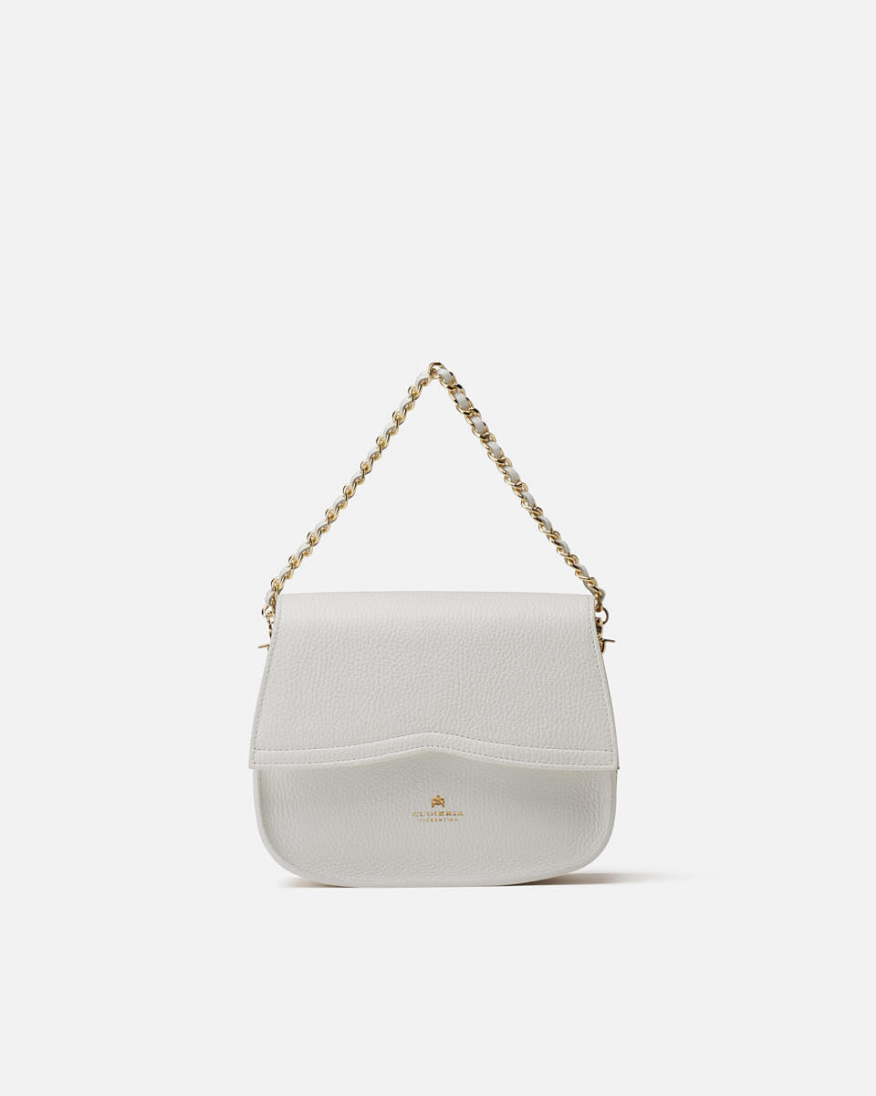Victoria saddle bag Bianco  - Tracolla - Borse Donna - Borse - Cuoieria Fiorentina