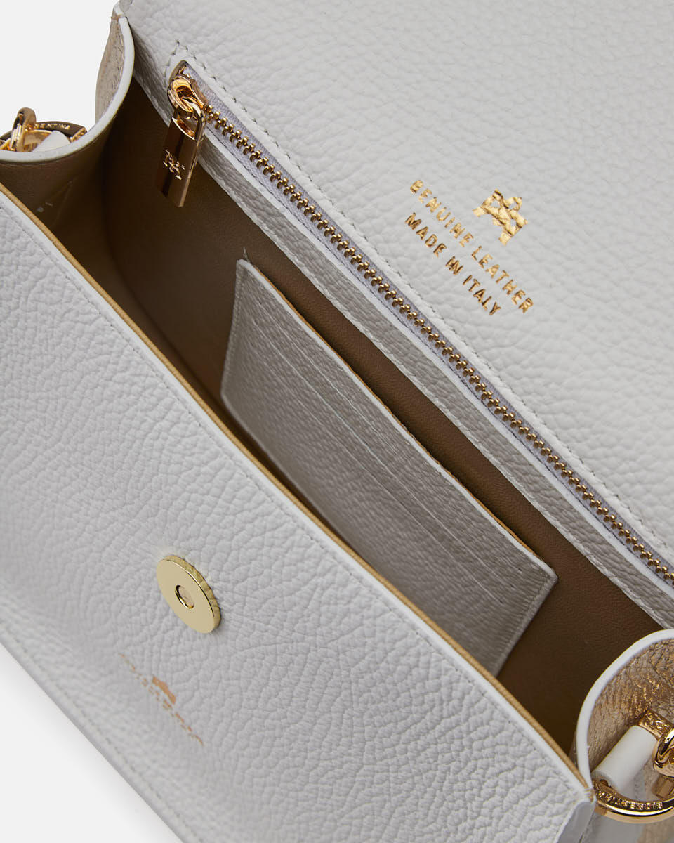 Victoria saddle bag Bianco  - Tracolla - Borse Donna - Borse - Cuoieria Fiorentina