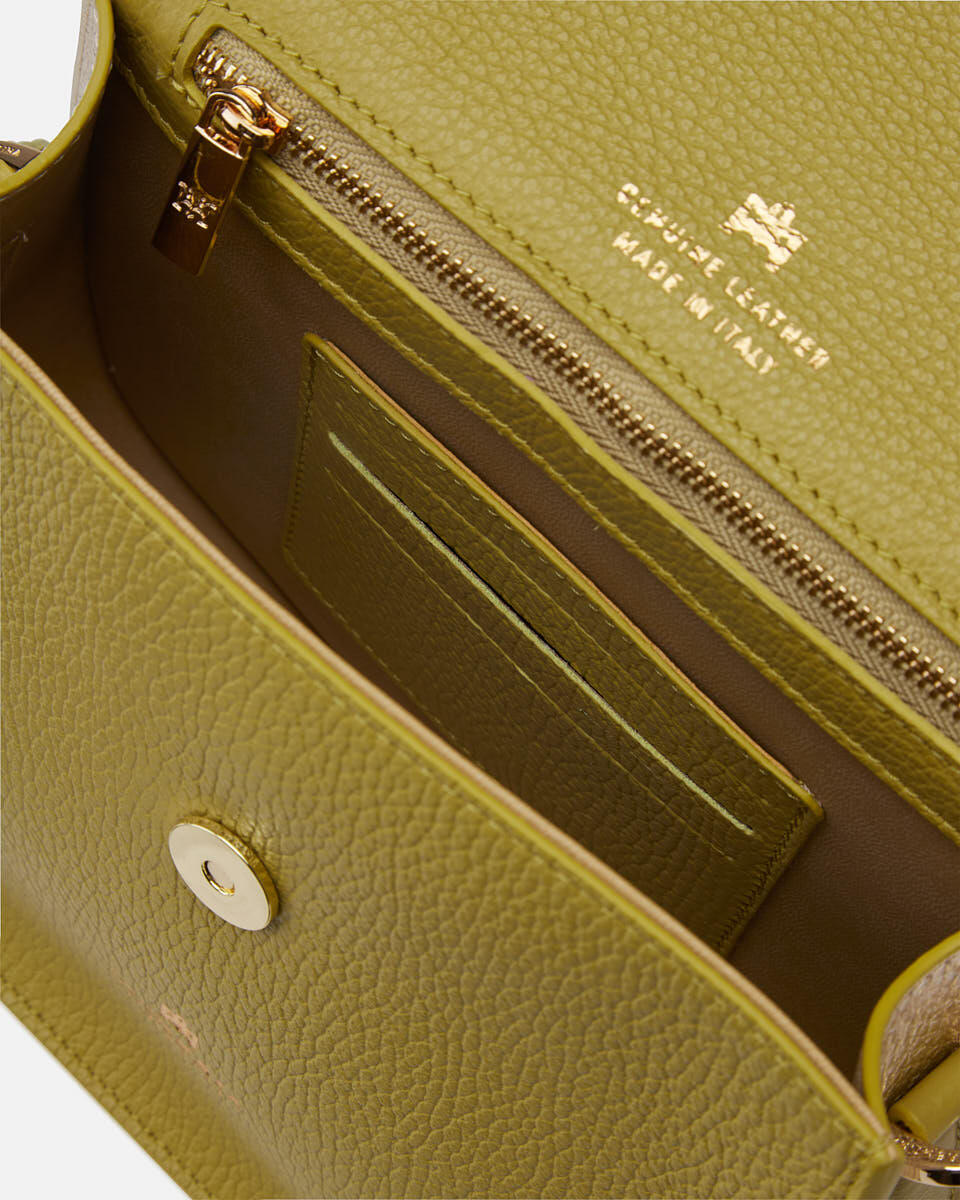 Victoria saddle bag Lime  - Tracolla - Borse Donna - Borse - Cuoieria Fiorentina
