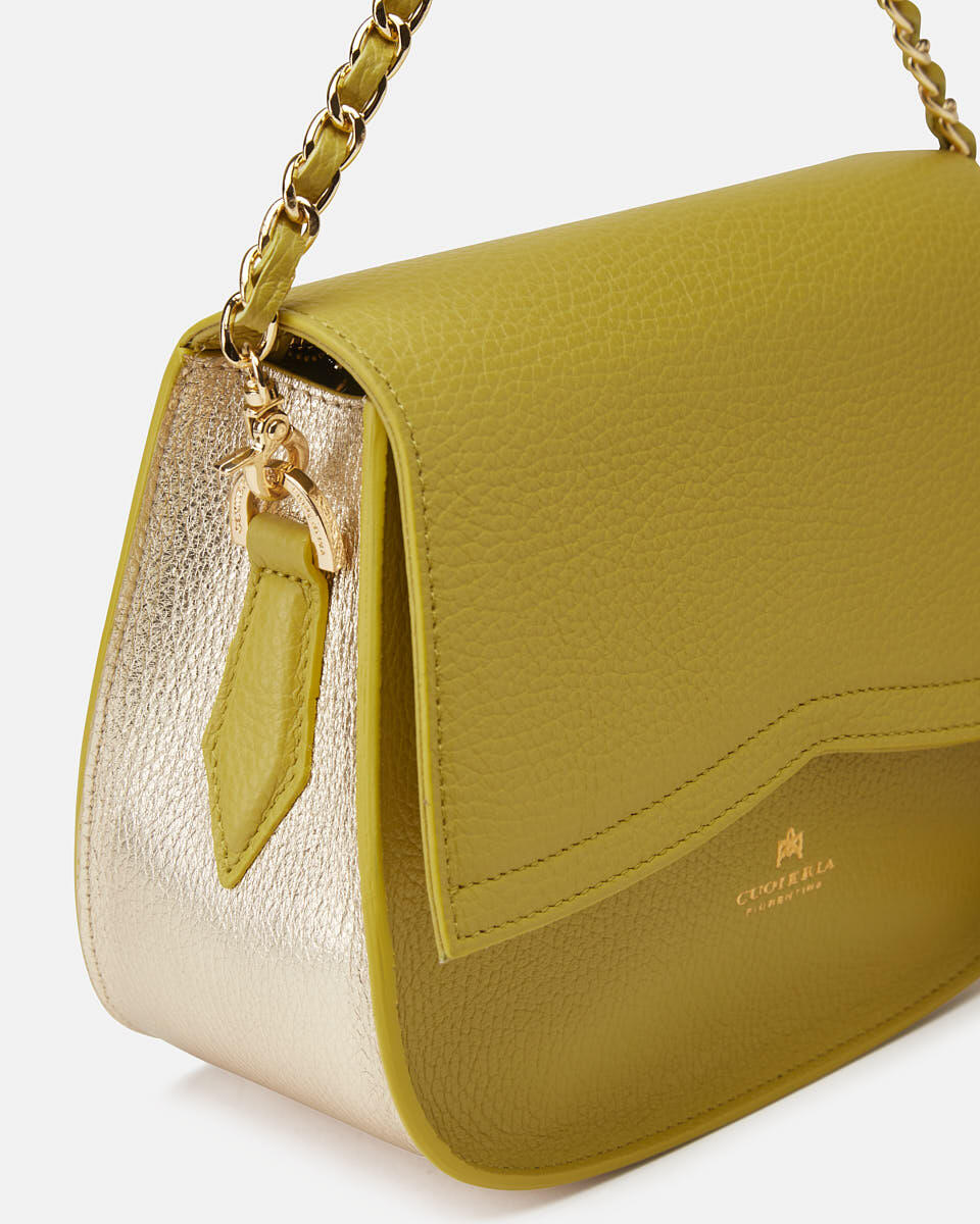 Victoria saddle bag Lime  - Tracolla - Borse Donna - Borse - Cuoieria Fiorentina