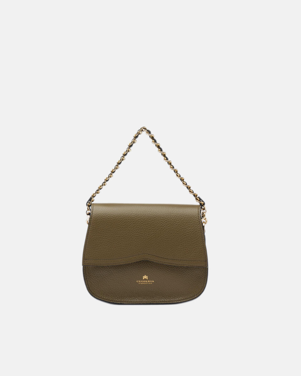 Saddle bag MILITAREBLUETTENERO  - Messenger Bags - Women's Bags - Bags - Cuoieria Fiorentina