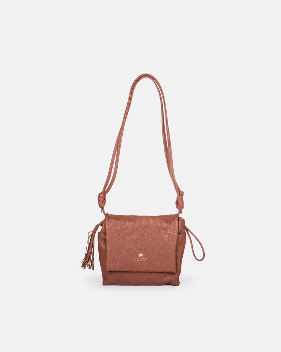 Xbody with flap - Crossbody Bags - WOMEN'S BAGS | bags CARAMEL - Crossbody Bags - WOMEN'S BAGS | bagsCuoieria Fiorentina
