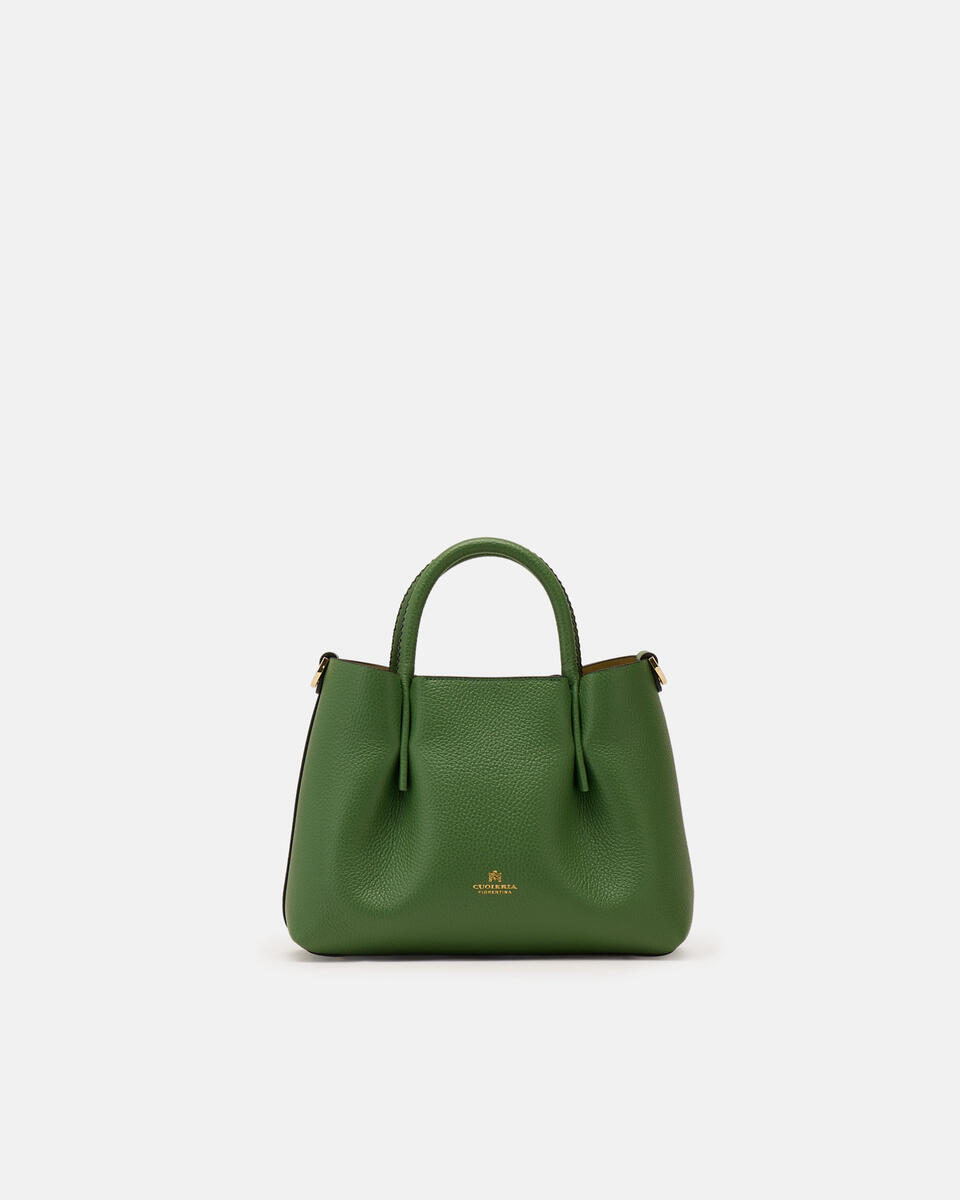 Small Tote Bag Chocolate | Women's Bags Made In Italy | Cuoieria