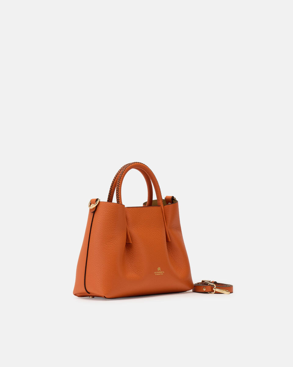 Small tote bag Orange  - Tote Bag - Women's Bags - Bags - Cuoieria Fiorentina