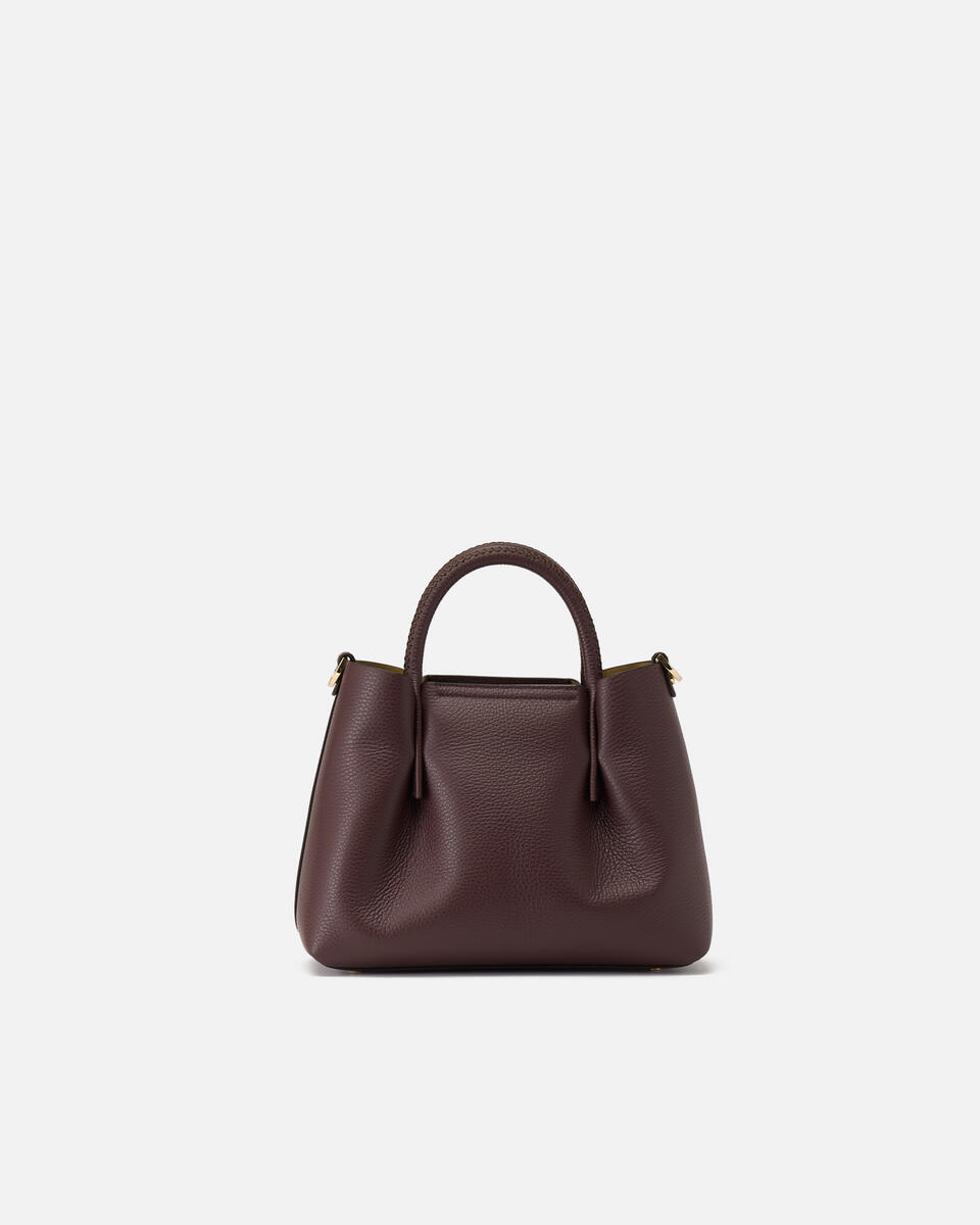 Small tote bag Coffee  - Cuoieria Fiorentina