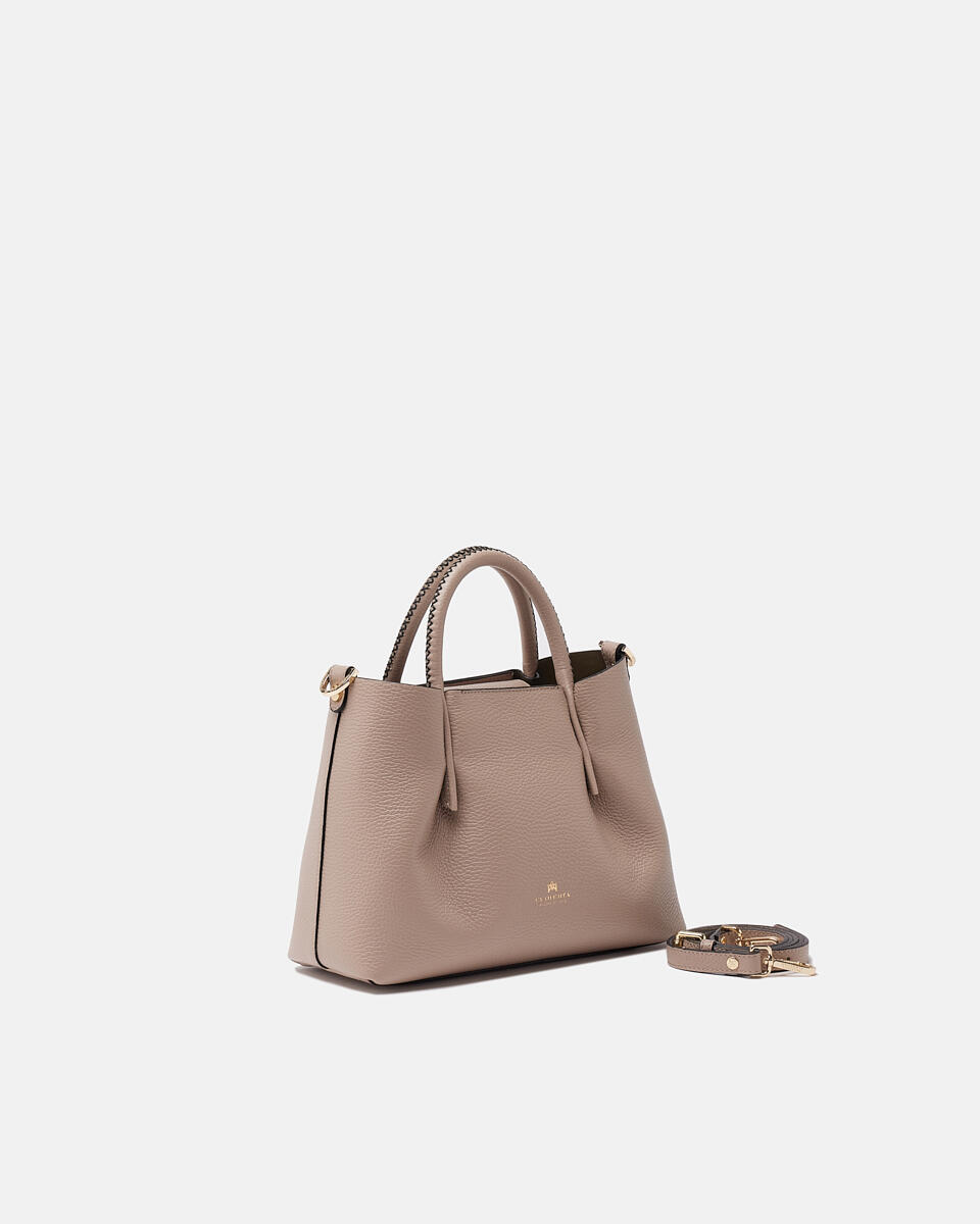 Small tote bag Taupe  - Tote Bag - Women's Bags - Bags - Cuoieria Fiorentina