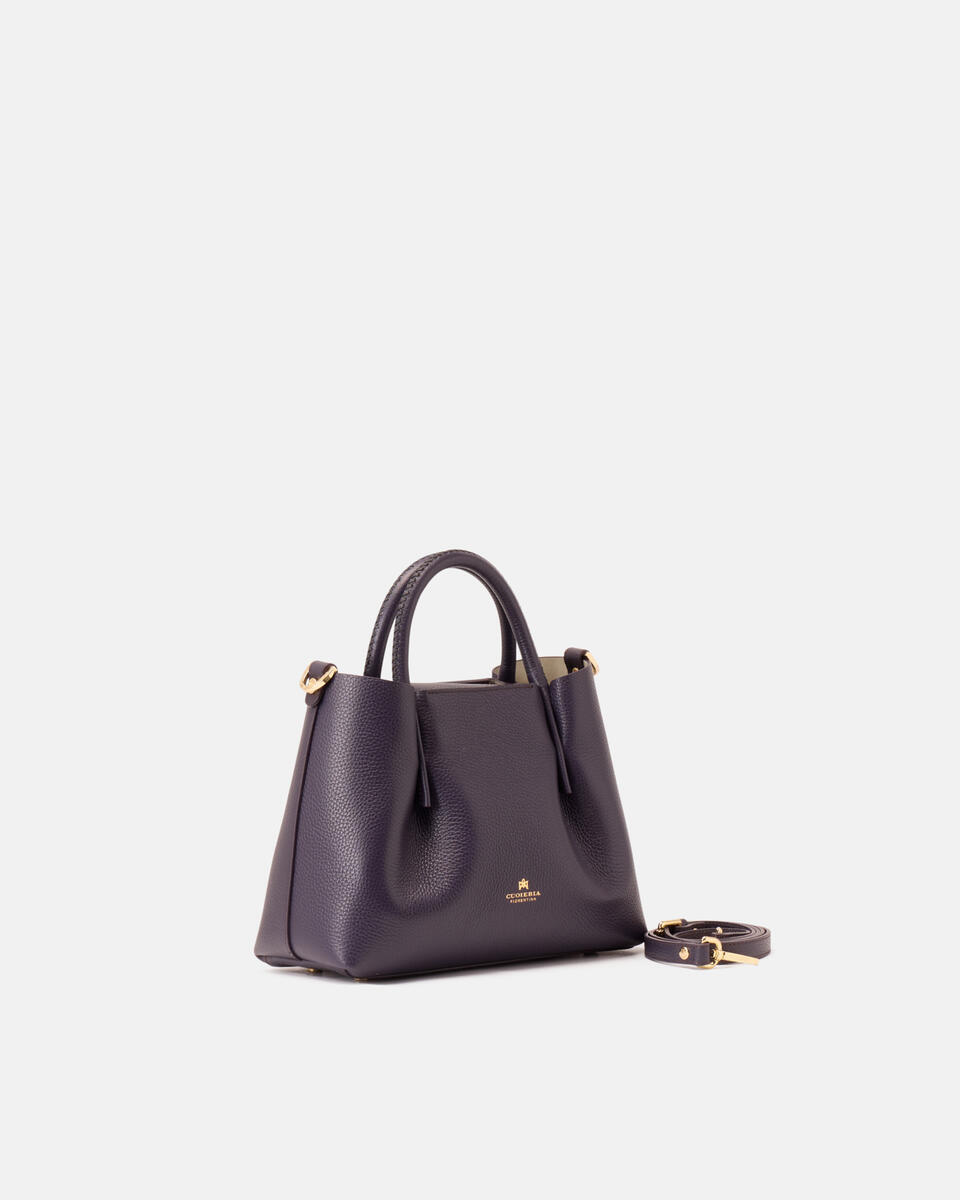 Candy small tote bag Vampire purple  - Cuoieria Fiorentina