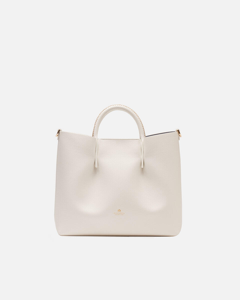 Tote bag White  - Tote Bag - Women's Bags - Bags - Cuoieria Fiorentina