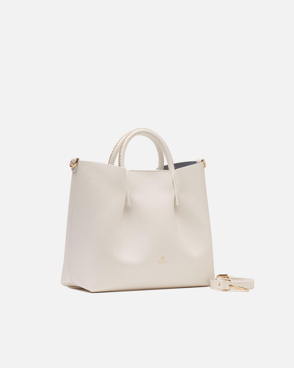 Tote bag White  - Tote Bag - Women's Bags - Bags - Cuoieria Fiorentina