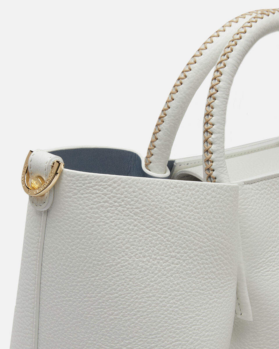 Tote bag White  - Tote Bag - Women's Bags - Bags - Cuoieria Fiorentina