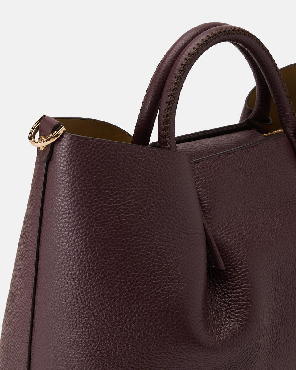 Tote bag Coffee  - Tote Bags - Women's Bags - Bags - Cuoieria Fiorentina