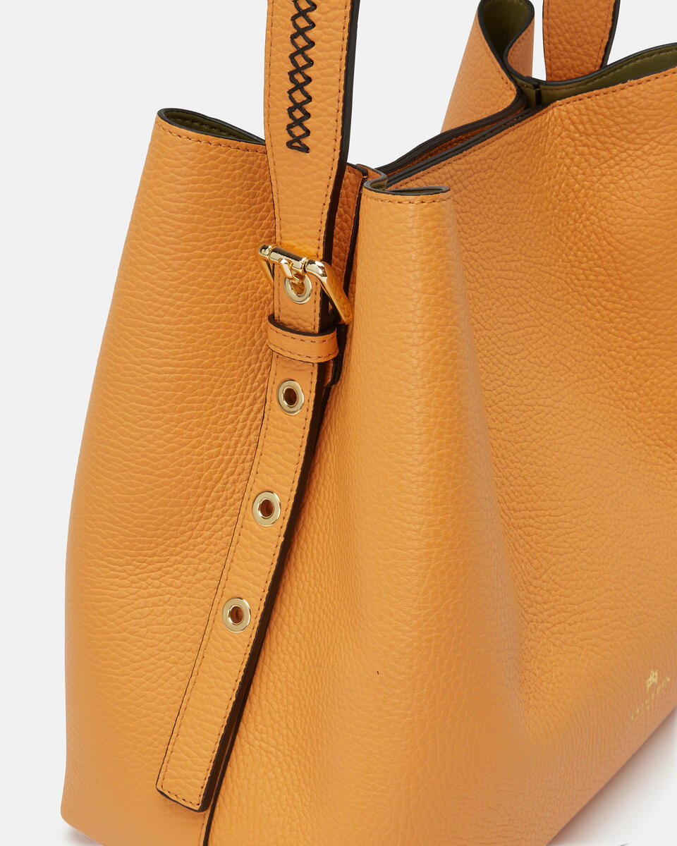 Bucket bag Apricot  - Bucket Bags - Women's Bags - Bags - Cuoieria Fiorentina