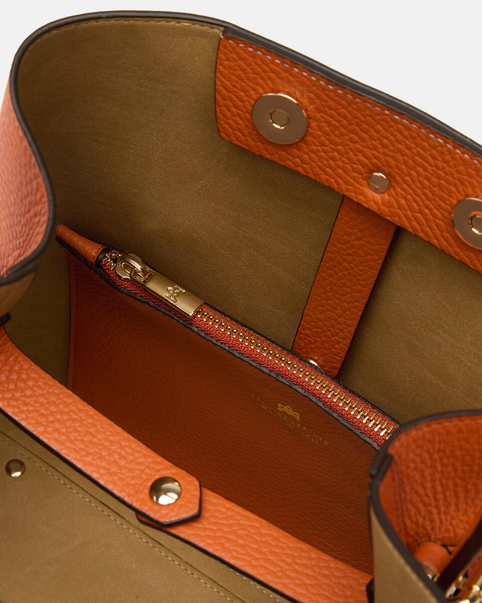 Bucket bag Orange  - Bucket Bags - Women's Bags - Bags - Cuoieria Fiorentina