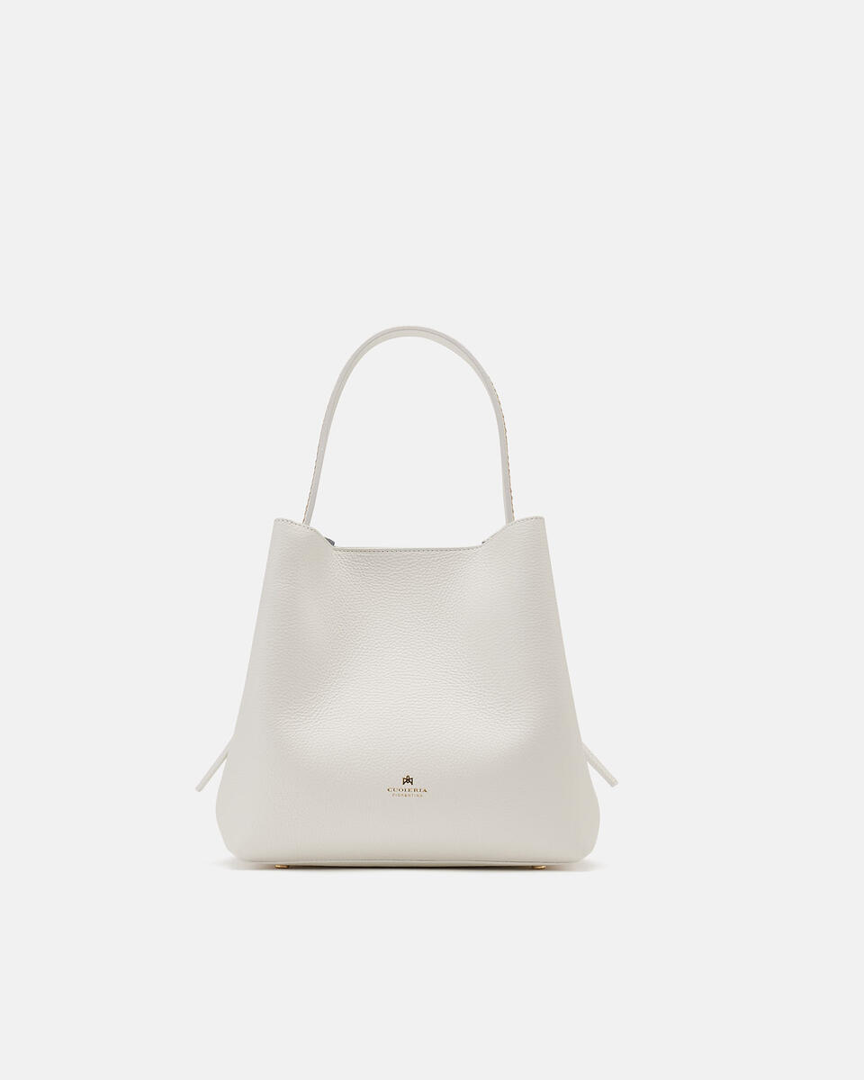 Bucket bag White  - Bucket Bags - Women's Bags - Bags - Cuoieria Fiorentina