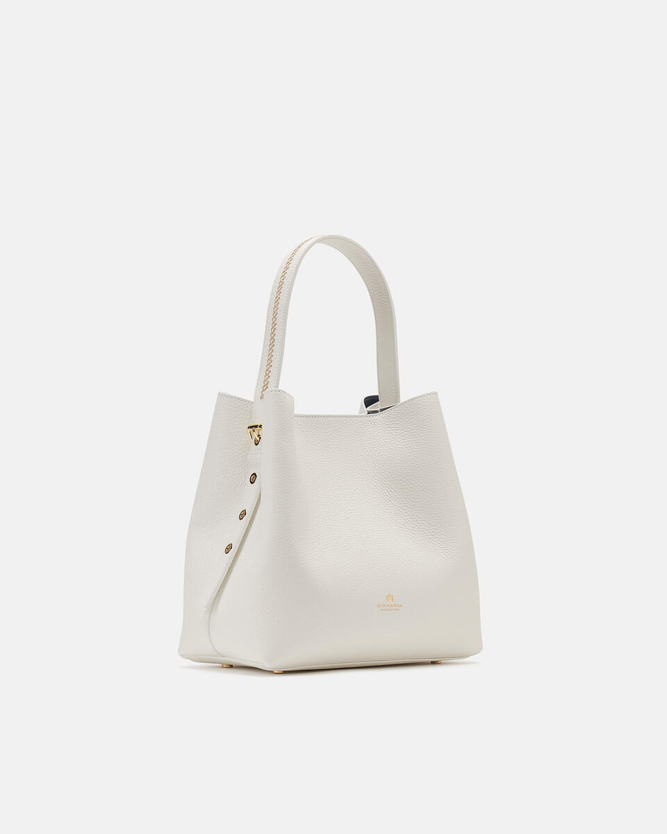 Bucket bag White  - Bucket Bags - Women's Bags - Bags - Cuoieria Fiorentina