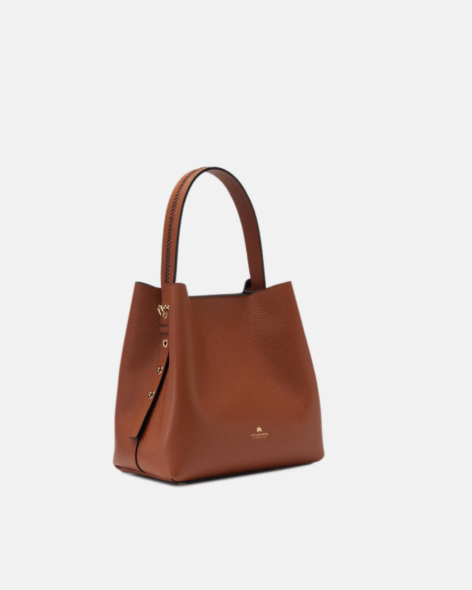 Bucket bag Caramel  - Bucket Bags - Women's Bags - Bags - Cuoieria Fiorentina