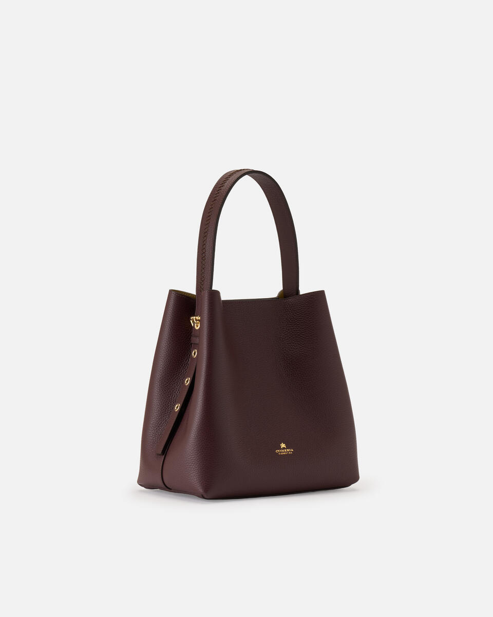 Bucket bag Coffee  - Bucket Bags - Women's Bags - Bags - Cuoieria Fiorentina