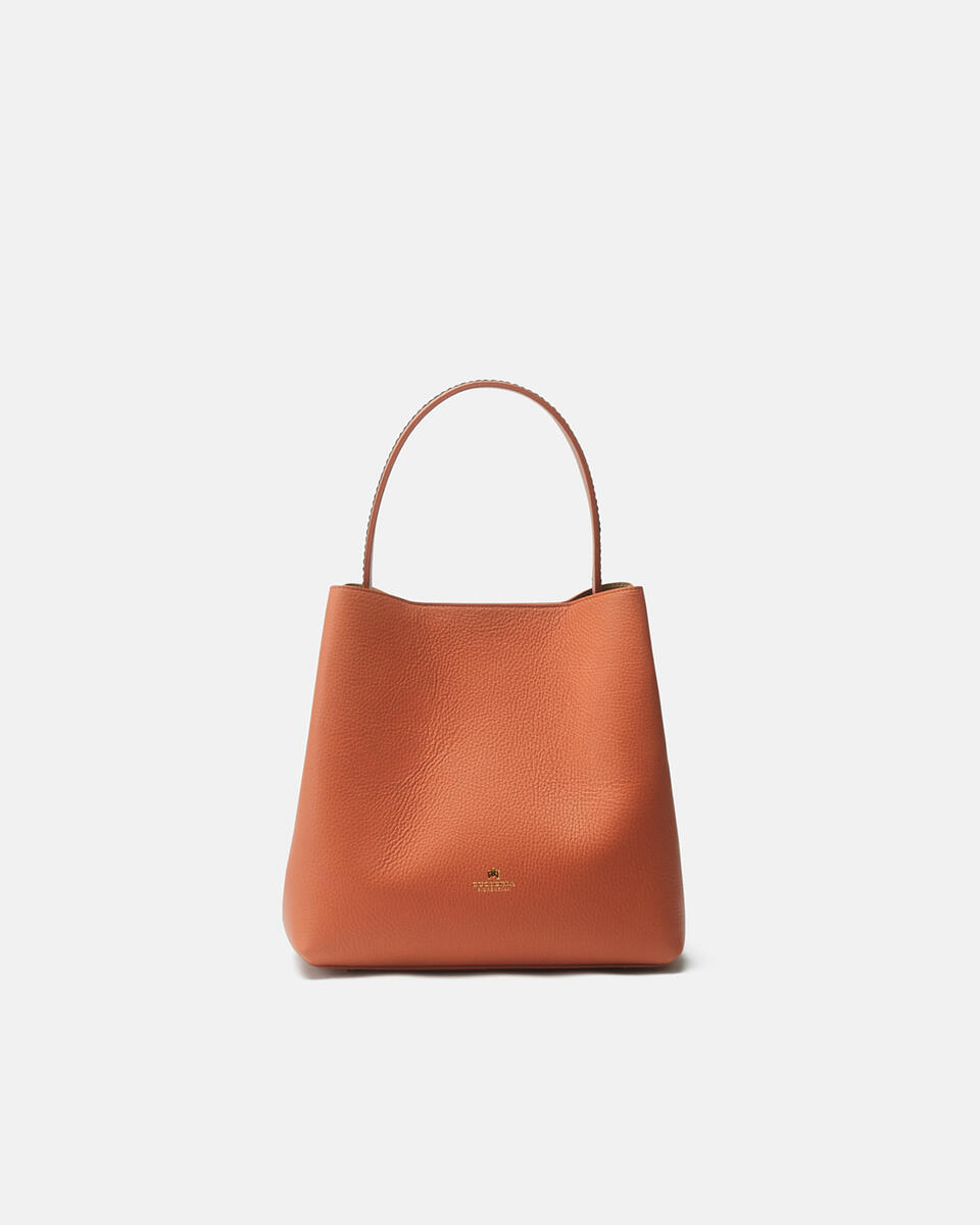 Bucket bag Papaya  - Bucket Bags - Women's Bags - Bags - Cuoieria Fiorentina