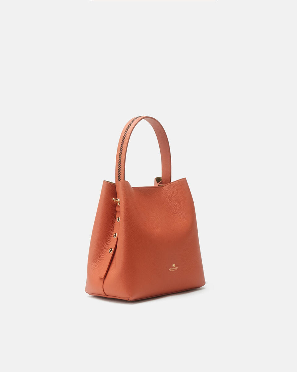 Bucket bag Papaya  - Bucket Bags - Women's Bags - Bags - Cuoieria Fiorentina