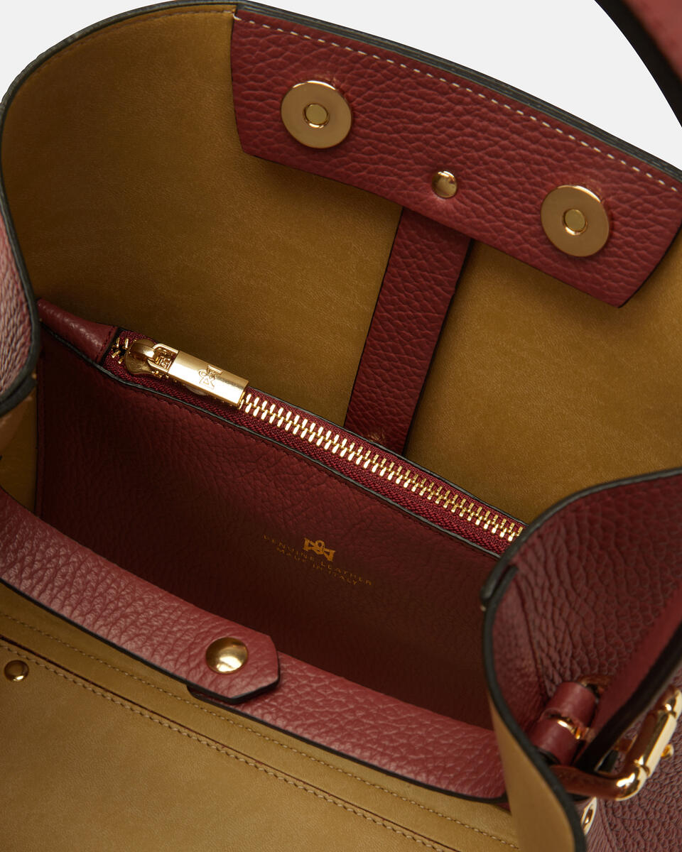 Candy bucket Rosewood  - Secchiello - Borse Donna - Borse - Cuoieria Fiorentina