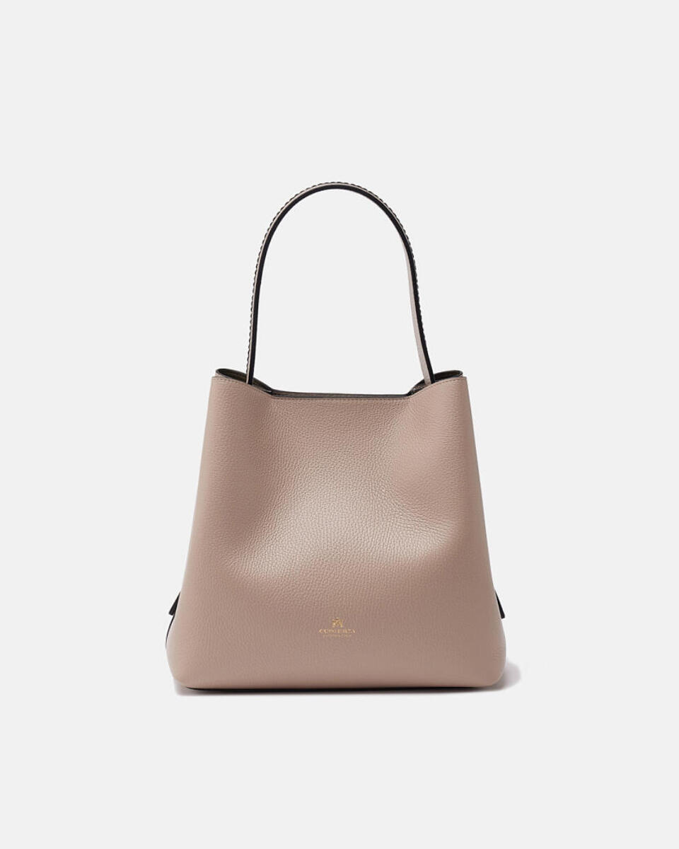 Bucket bag TAUPE  - Bucket Bags - Women's Bags - Bags - Cuoieria Fiorentina