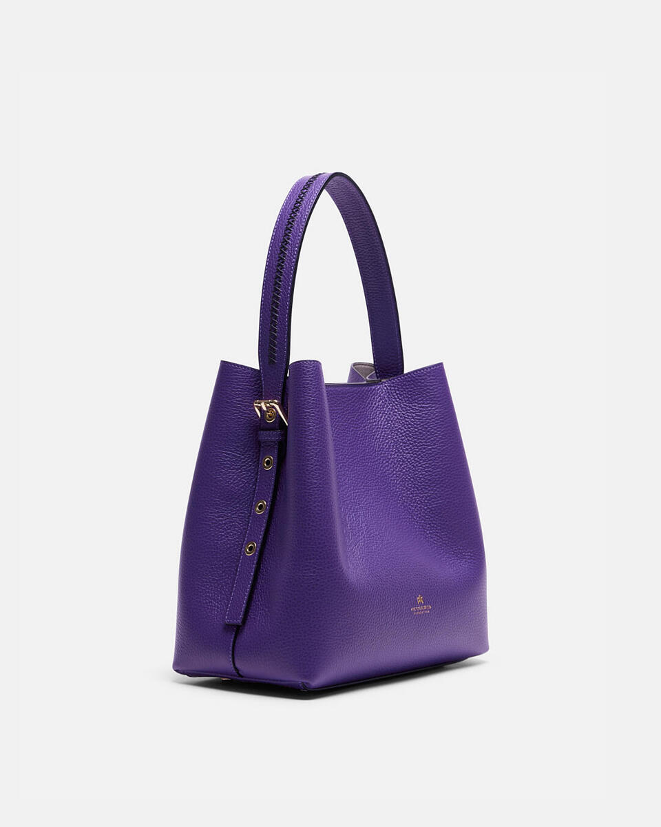 Candy bucket VIOLA  - Secchiello - Borse Donna - Borse - Cuoieria Fiorentina
