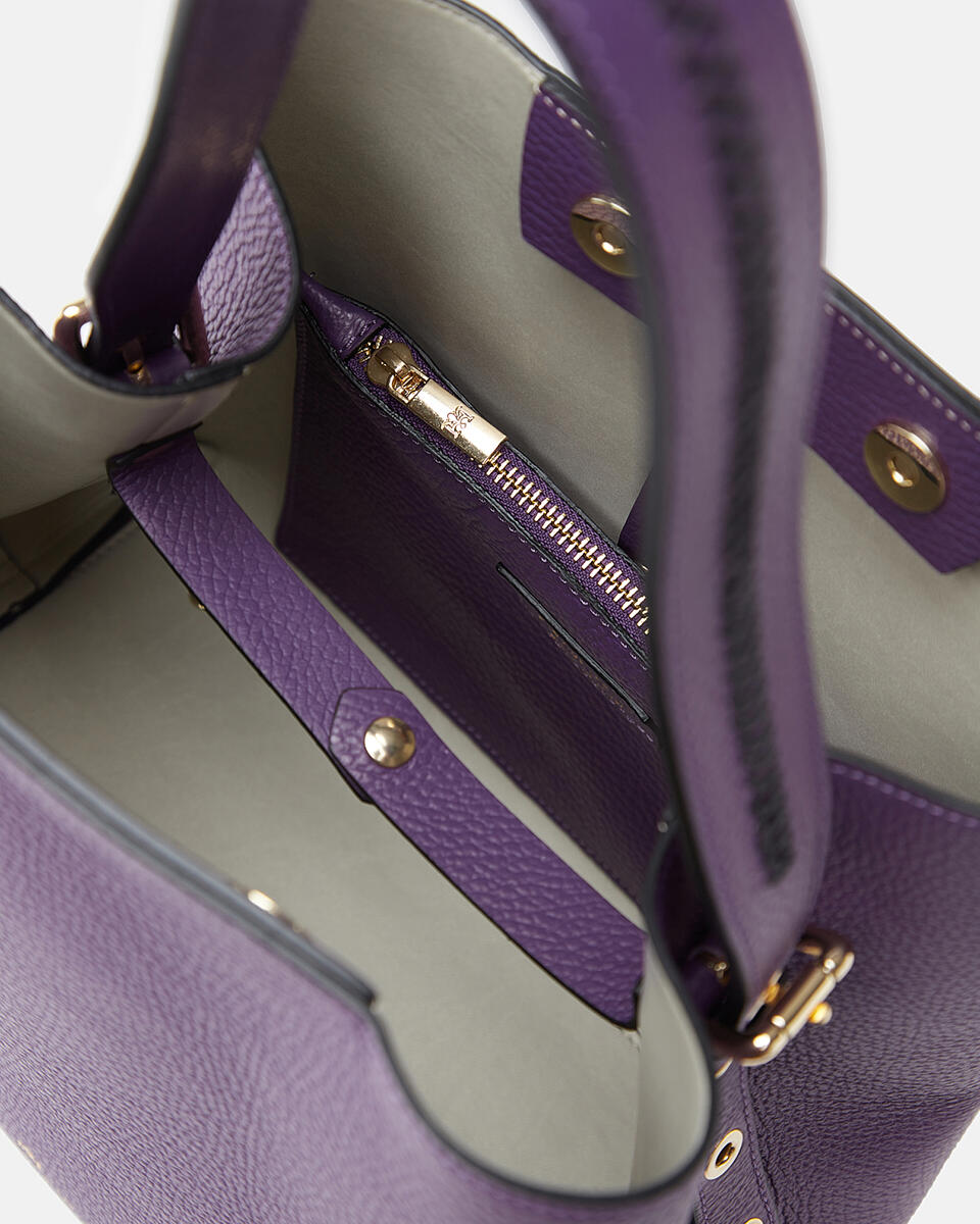 Candy bucket VIOLA  - Secchiello - Borse Donna - Borse - Cuoieria Fiorentina
