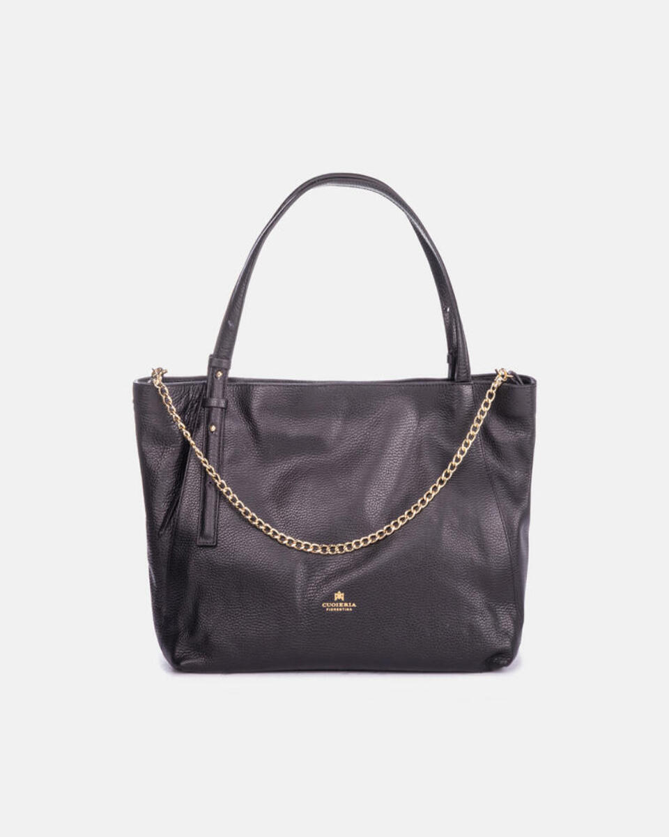 Coquette shopping bag Nero  - Cuoieria Fiorentina