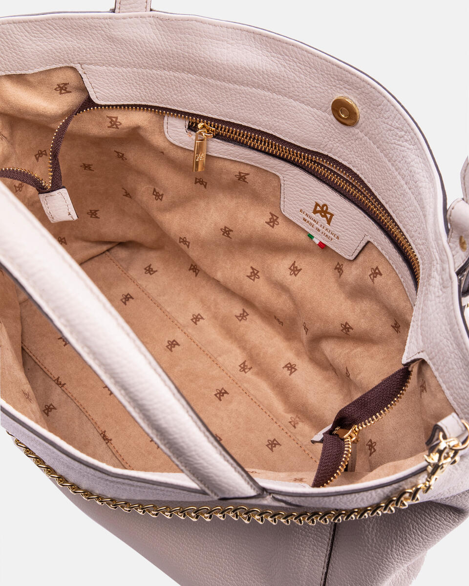 Coquette shopping bag Porcellana  - Shopping - Borse Donna - Borse - Cuoieria Fiorentina
