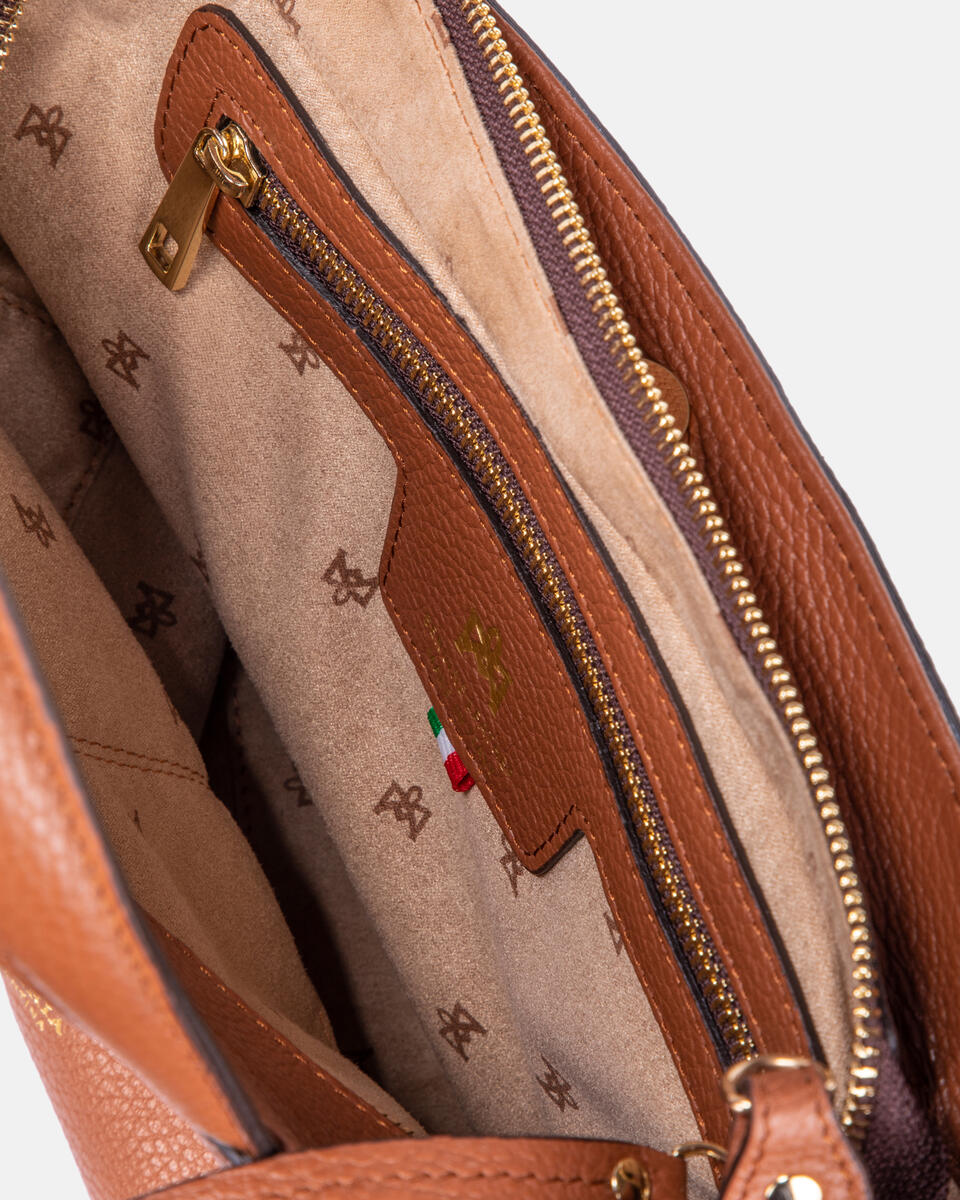 Coquette Tote bag Caramel  - Cuoieria Fiorentina