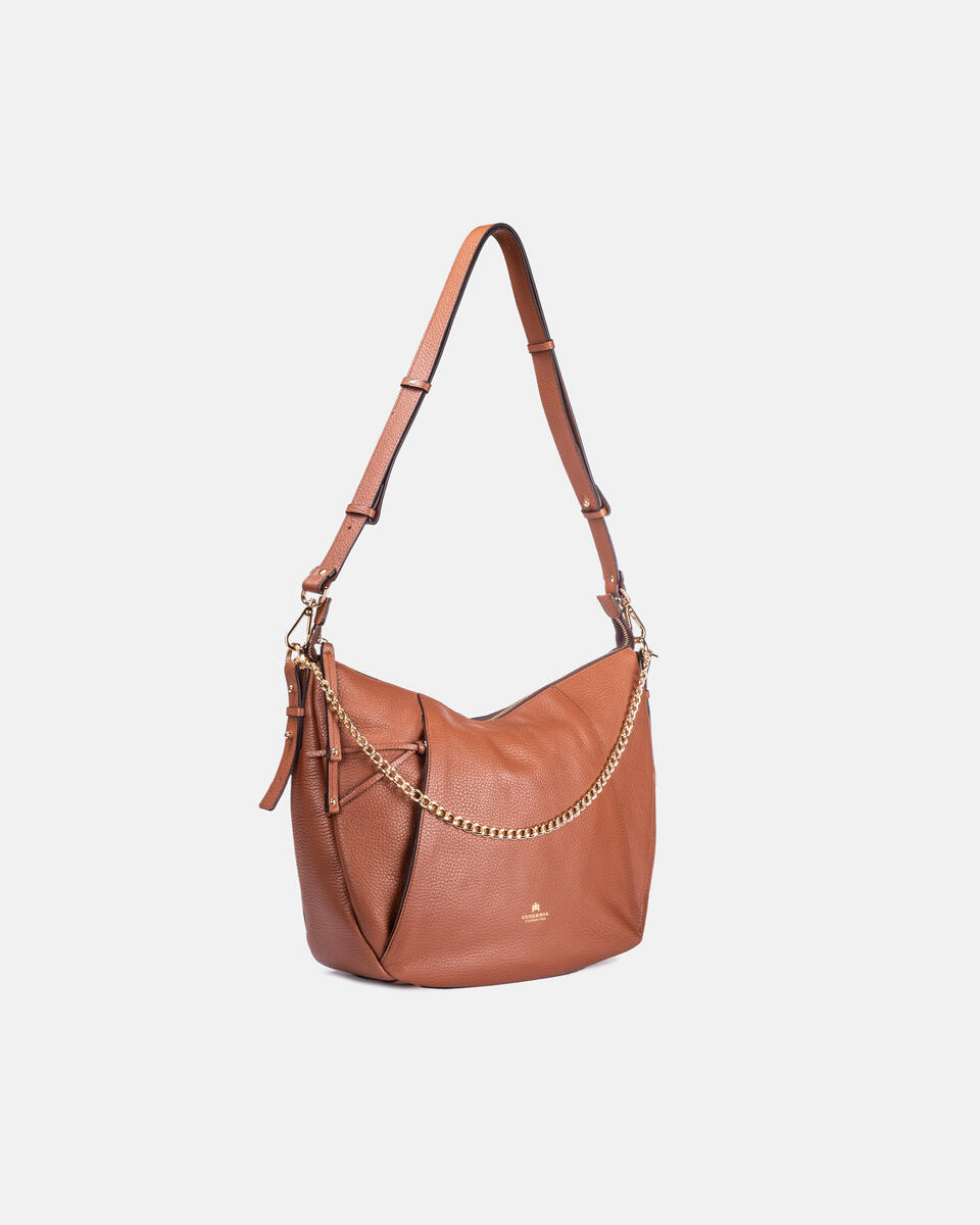 Coquette Hoboe Caramel  - Borse A Spalla - Borse Donna - Borse - Cuoieria Fiorentina