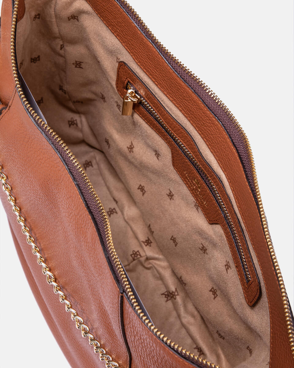 Coquette Hoboe Caramel  - Borse A Spalla - Borse Donna - Borse - Cuoieria Fiorentina