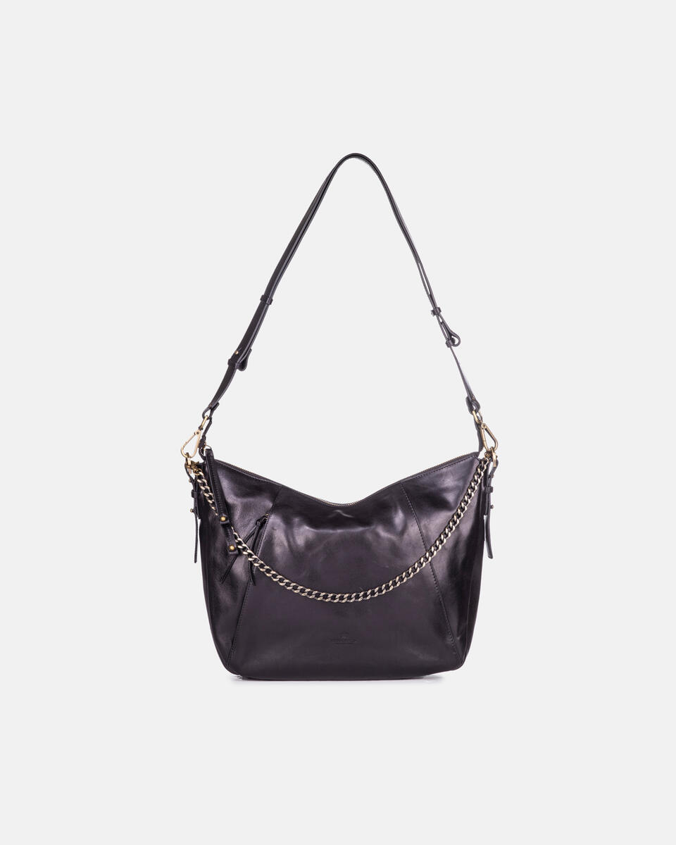 Hobo NERO  - Shoulder Bags - Women's Bags - Bags - Cuoieria Fiorentina