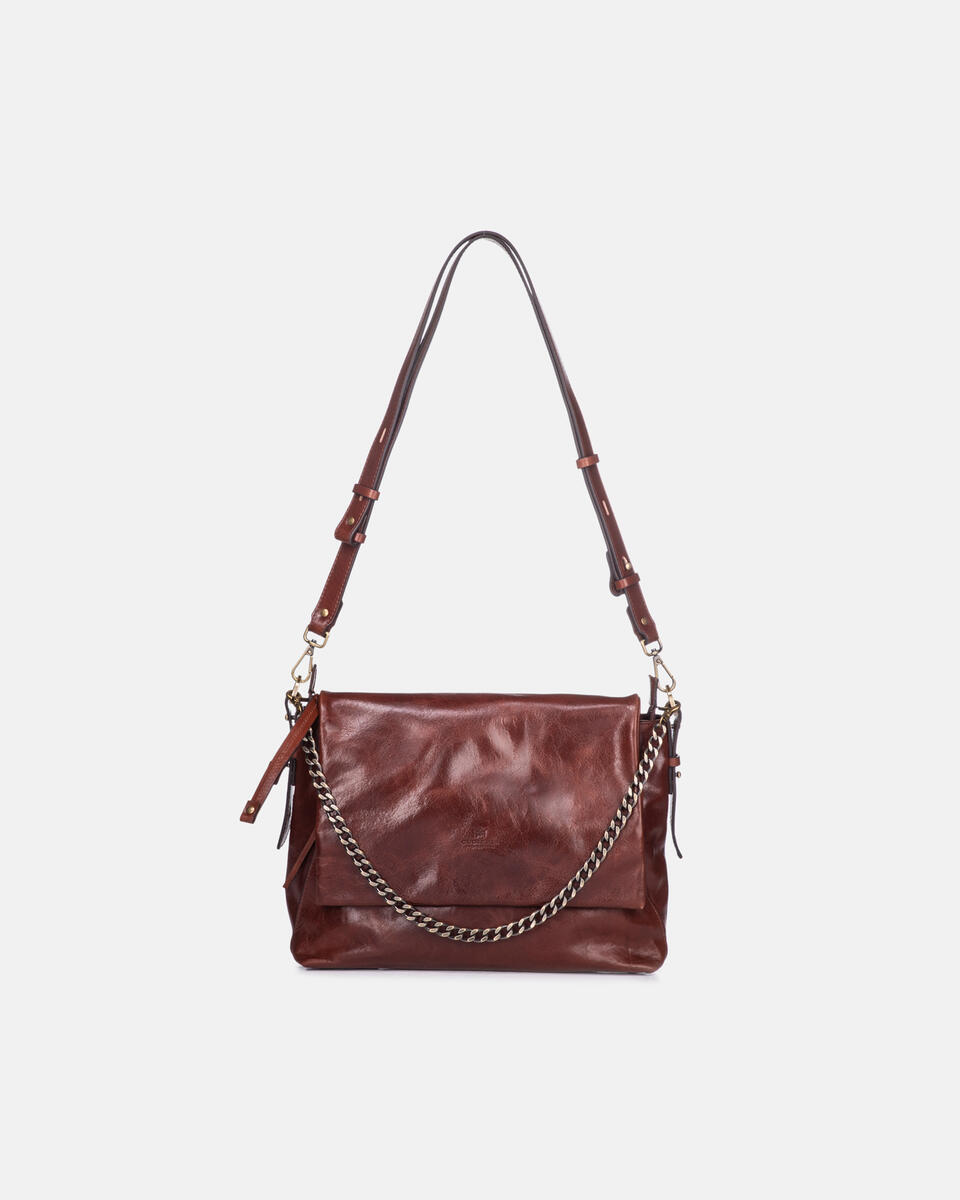 Messenger Brown  - Messenger Bags - Women's Bags - Bags - Cuoieria Fiorentina