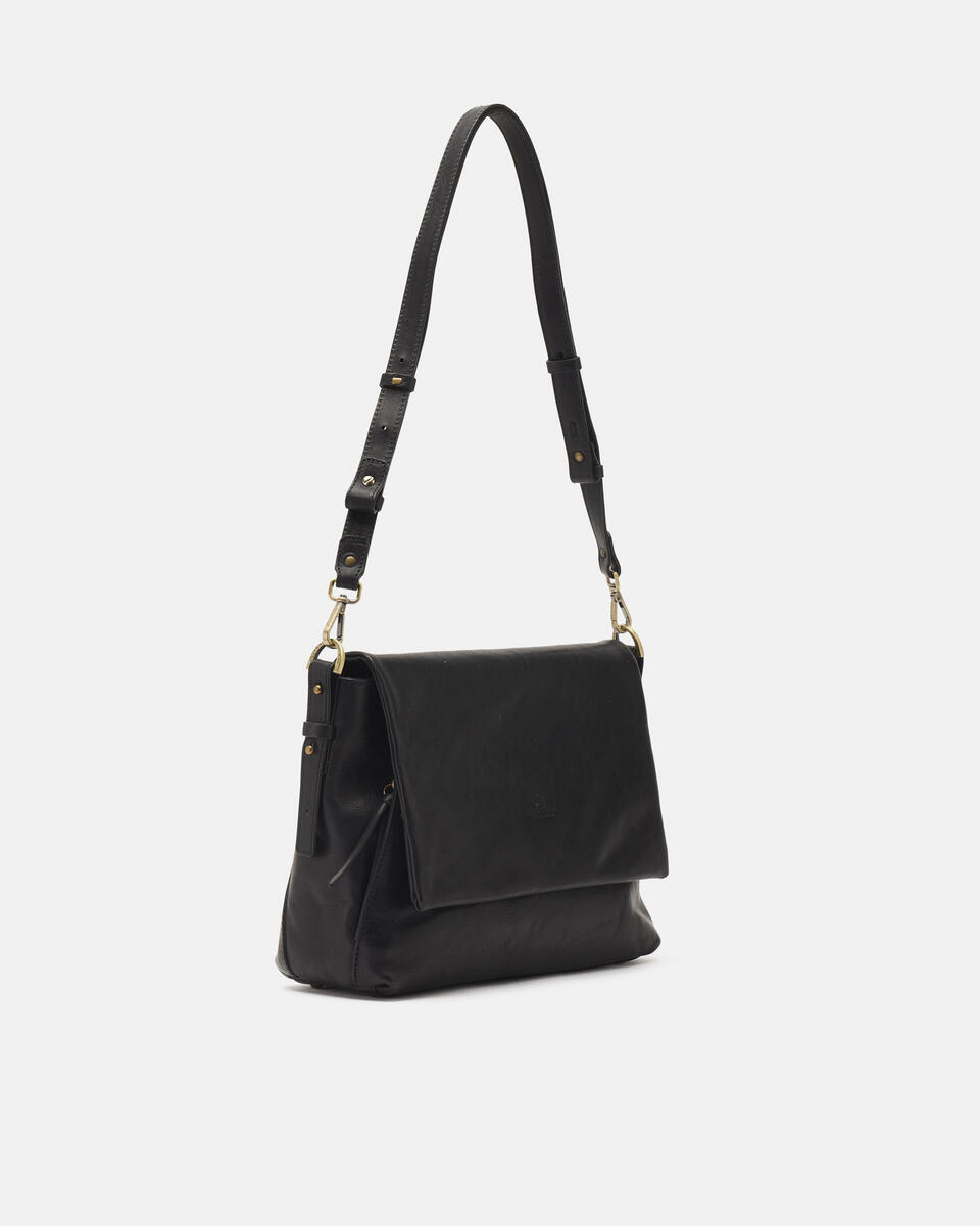 Messenger Black  - Messenger Bags - Women's Bags - Bags - Cuoieria Fiorentina