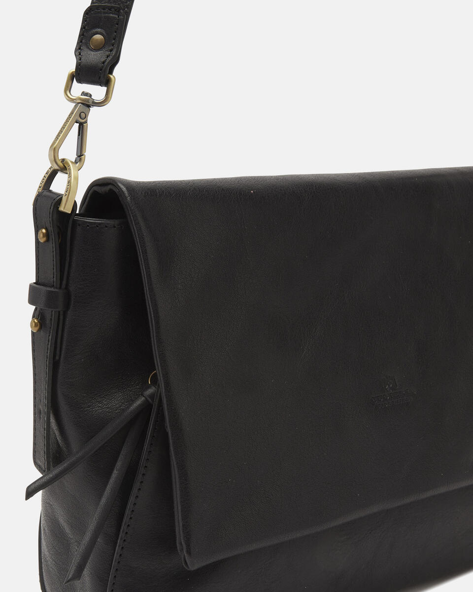 Messenger Black  - Messenger Bags - Women's Bags - Bags - Cuoieria Fiorentina