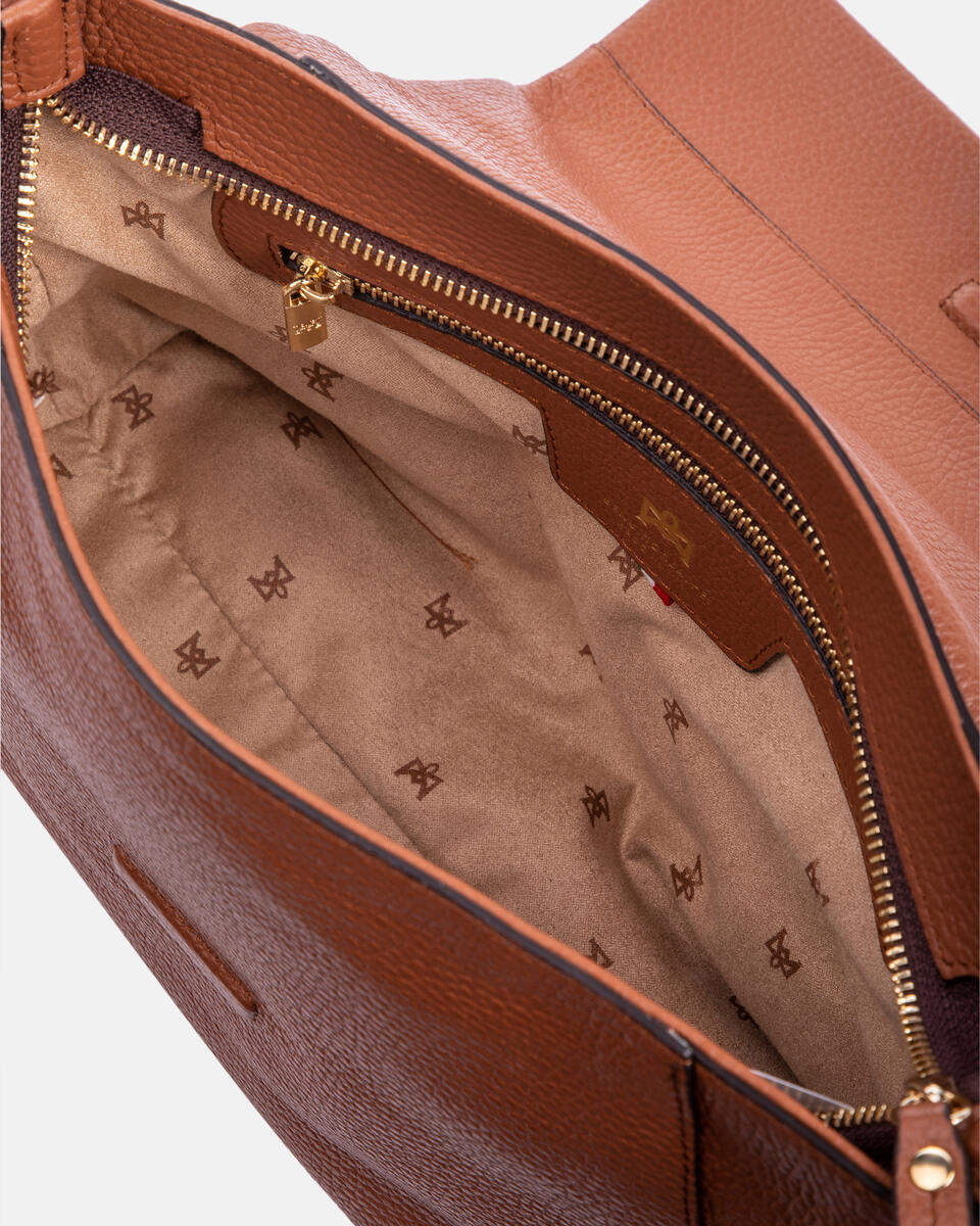 Coquette messenger Caramel  - Messenger - Borse Donna - Borse - Cuoieria Fiorentina
