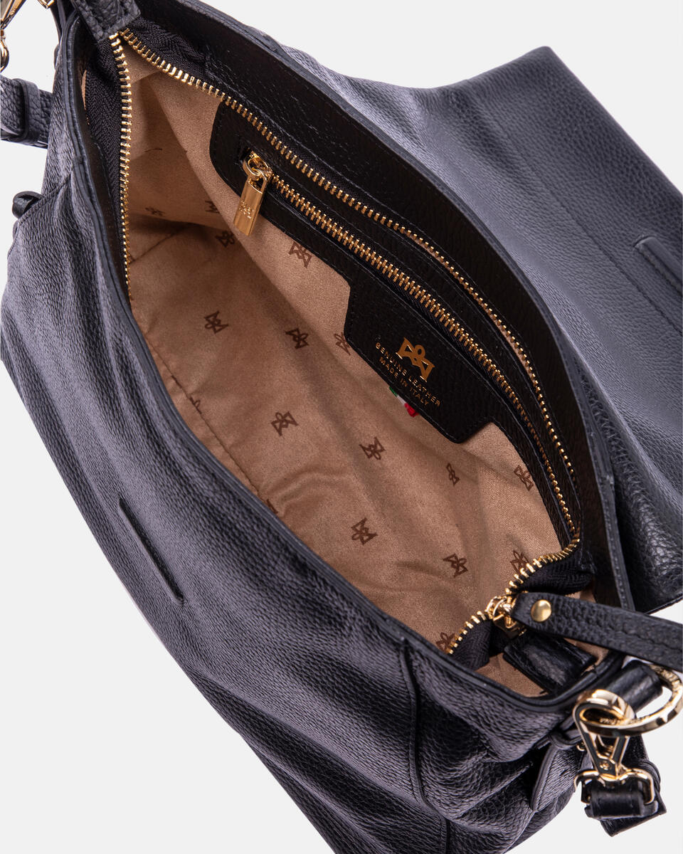 Coquette messenger NERO  - Messenger - Borse Donna - Borse - Cuoieria Fiorentina