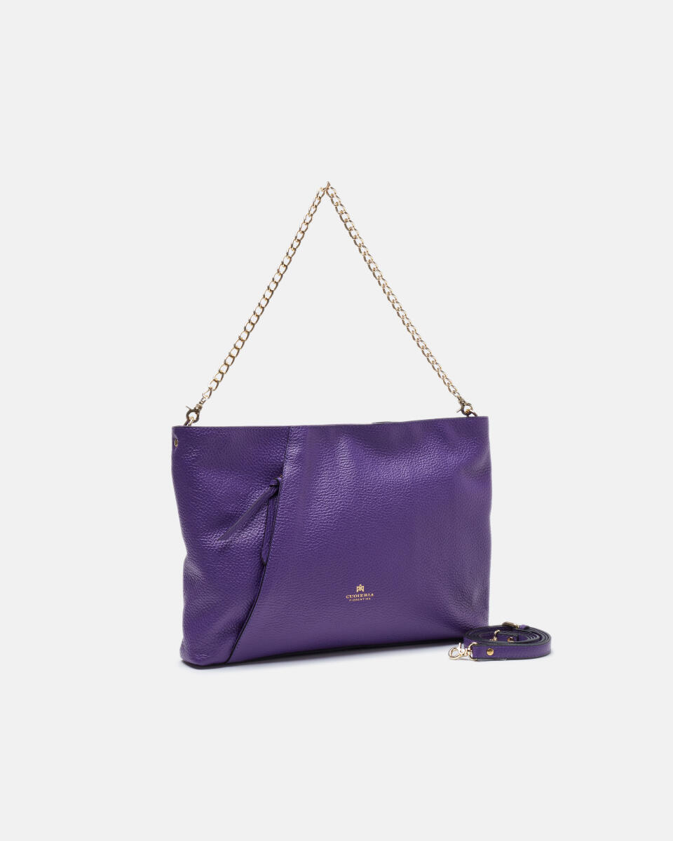 Shoulder bag Purple  - Cuoieria Fiorentina