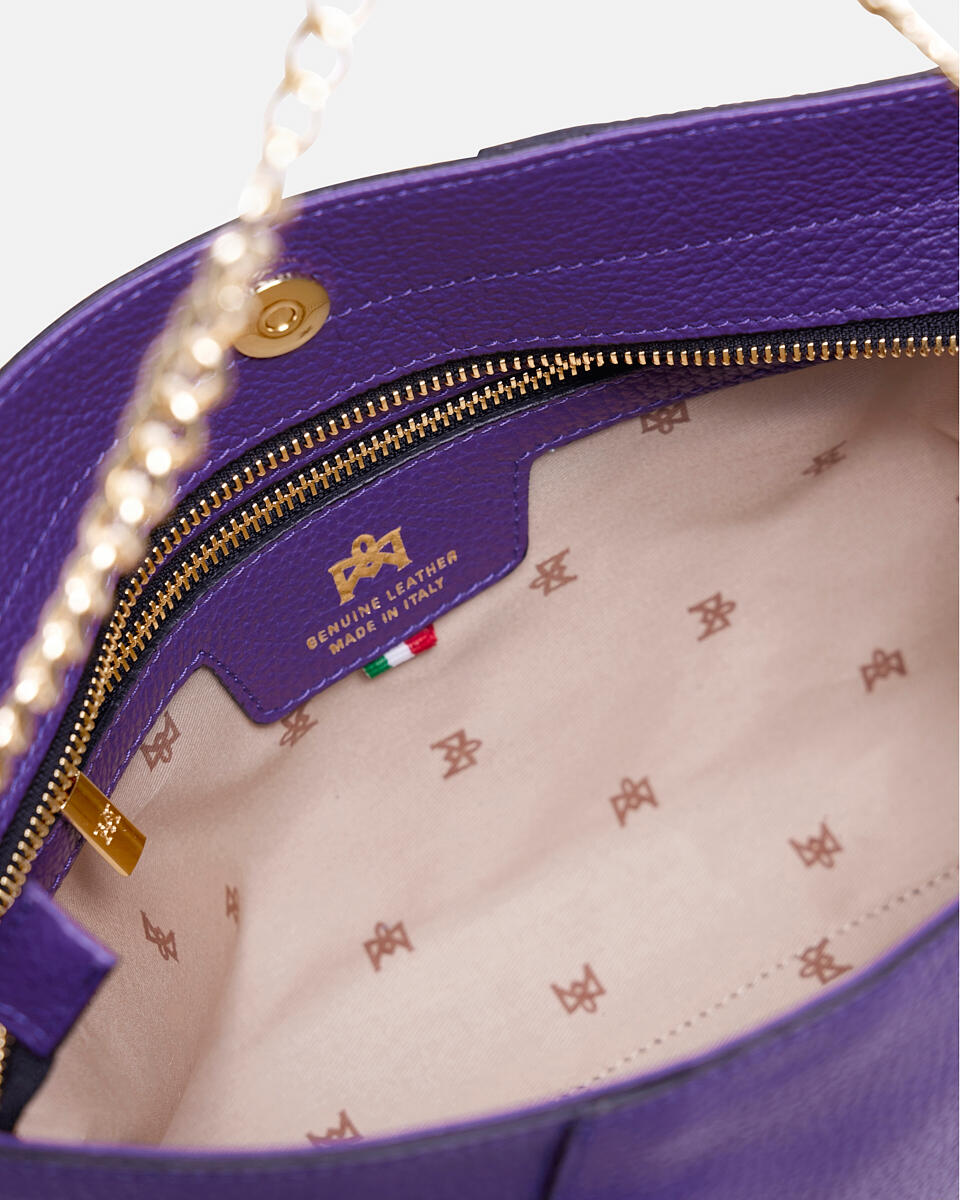 Shoulder bag Purple  - Cuoieria Fiorentina