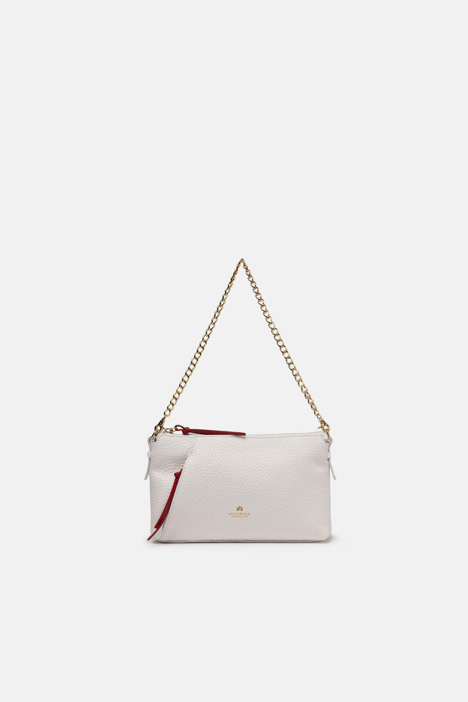 Small shoulder bag White  - Cuoieria Fiorentina