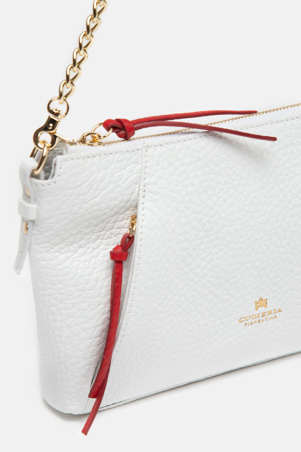 Small shoulder bag White  - Cuoieria Fiorentina