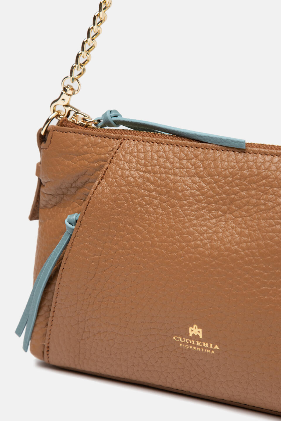 Small shoulder bag Caramel  - Bags - Special Price - Cuoieria Fiorentina