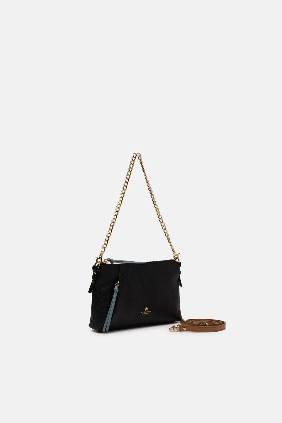 Coquette clutch Nero  - Cuoieria Fiorentina