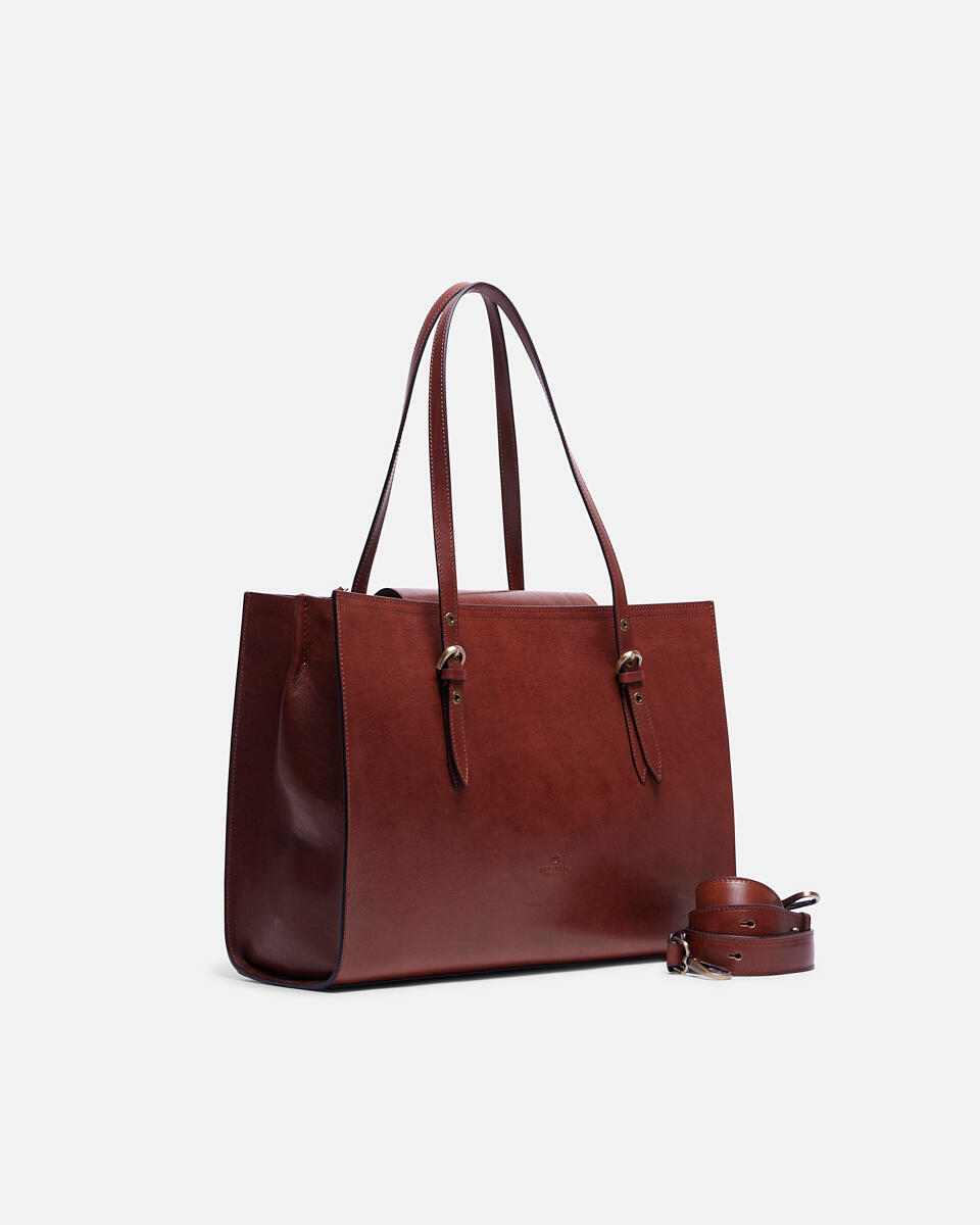 Shopping Bag Brown  - Shopping - Women's Bags - Bags - Cuoieria Fiorentina