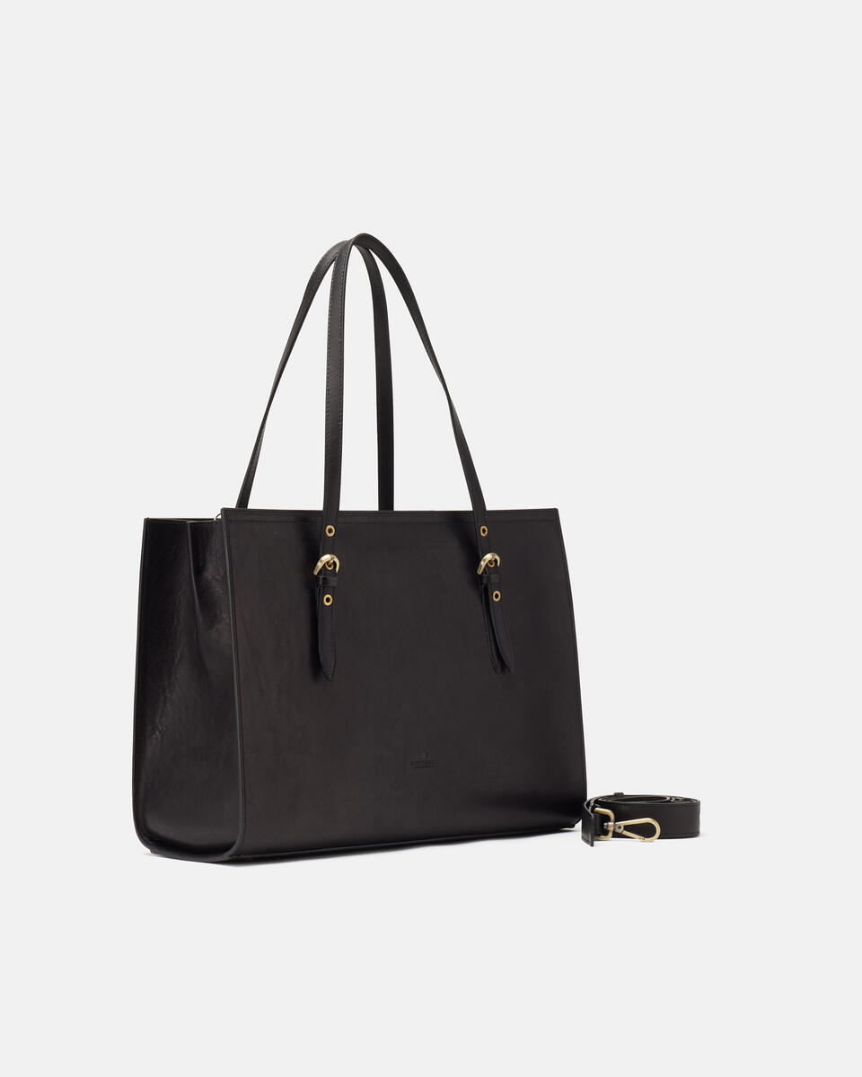 Shopping Bag Black  - Shopping - Women's Bags - Bags - Cuoieria Fiorentina