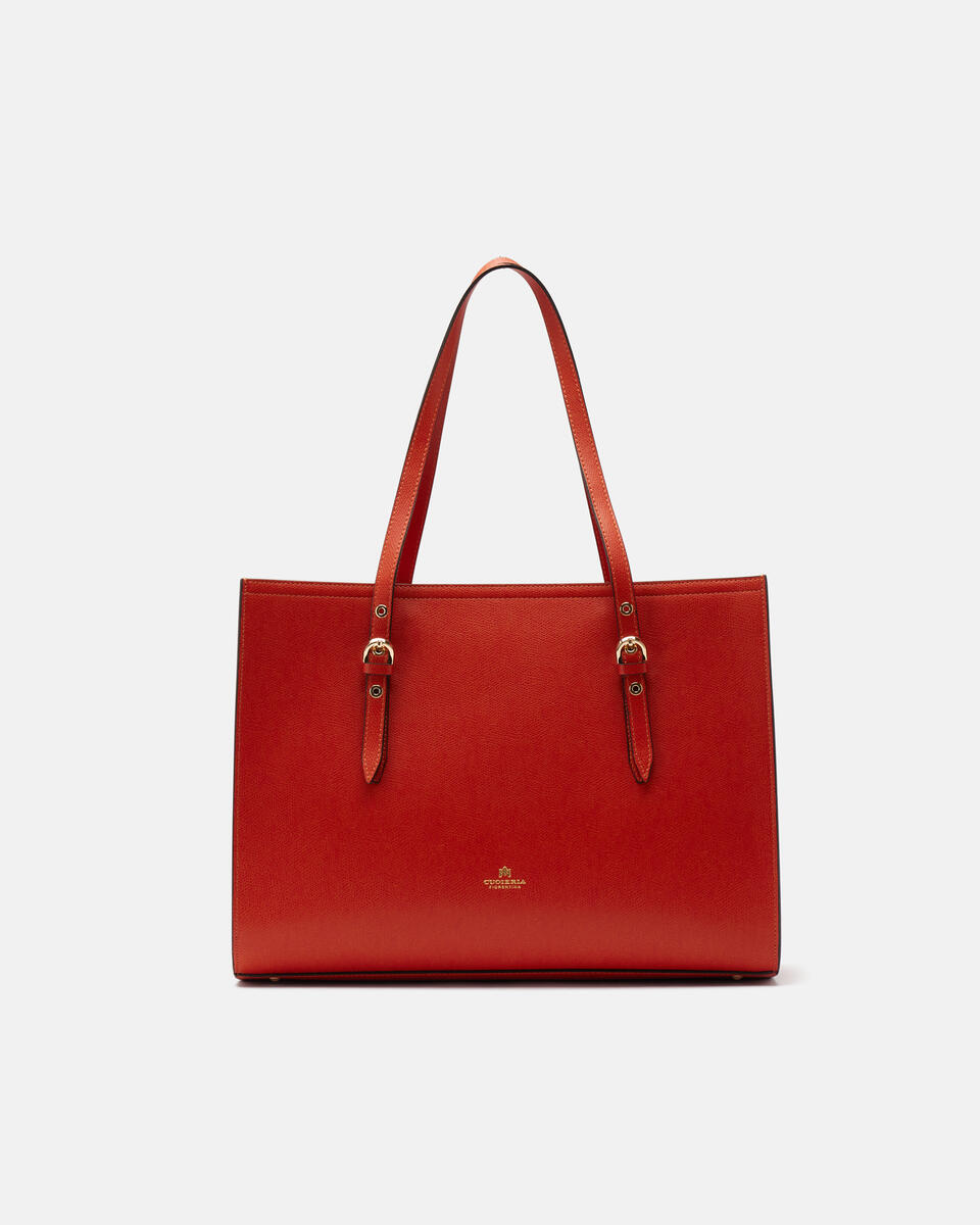 Shopping Bag Burnt orange  - Shopping - Women's Bags - Bags - Cuoieria Fiorentina